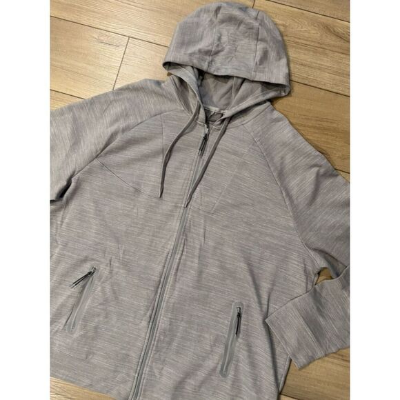 Men's Siro Ponte Full Zip Hoodie -All In Motion Gray XXL NWT 2XL Sweater - Picture 2 of 2